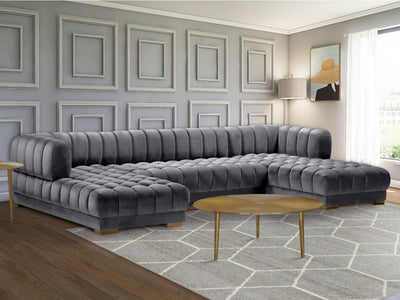 Gwen Meri 143" Wide U Sectional