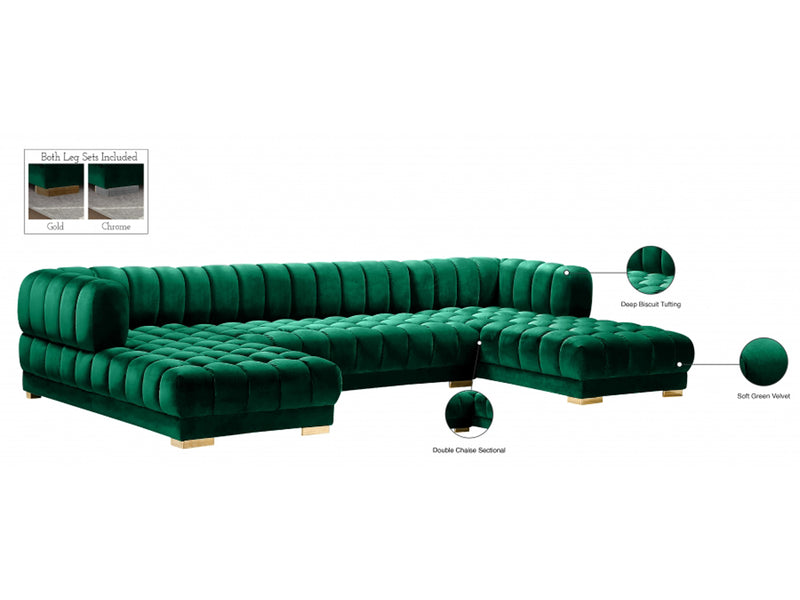 Gwen Meri 143" Wide U Sectional