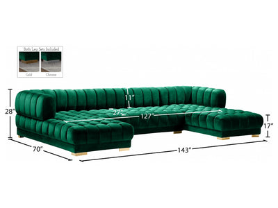 Gwen Meri 143" Wide U Sectional