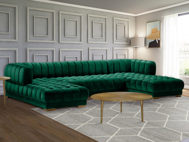 Gwen Meri 143" Wide U Sectional