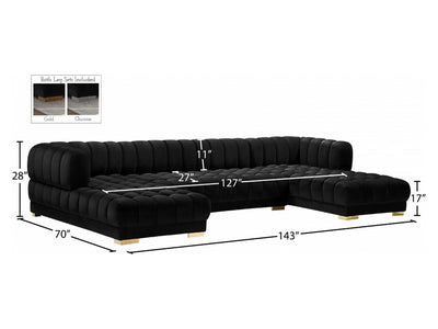 Gwen Meri 143" Wide U Sectional
