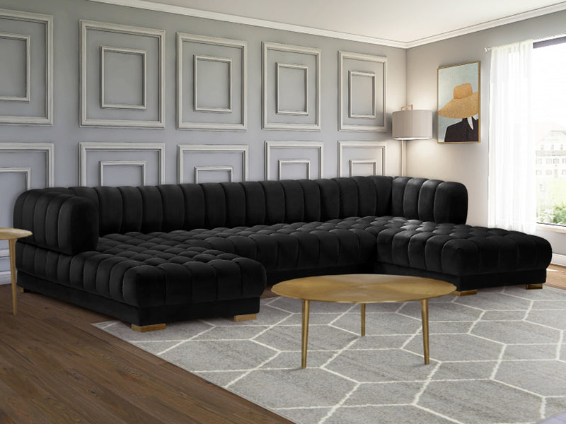 Gwen Meri 143" Wide U Sectional