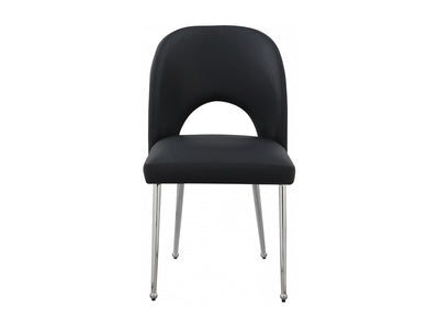 Logan 20" Wide Faux Leather Dining Chair (Set of 2)