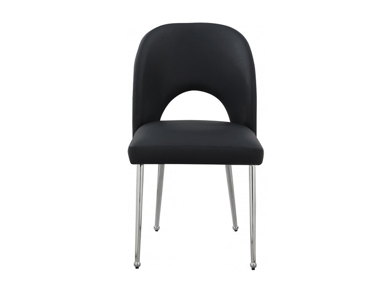 Logan 20" Wide Faux Leather Dining Chair (Set of 2)