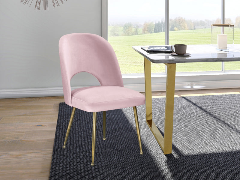 Logan 20" Wide Velvet Dining Chair (Set of 2)