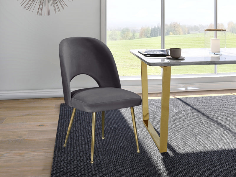 Logan 20" Wide Velvet Dining Chair (Set of 2)
