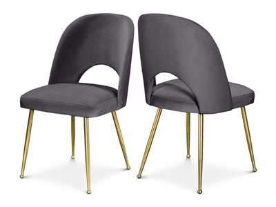 Logan 20" Wide Velvet Dining Chair (Set of 2)