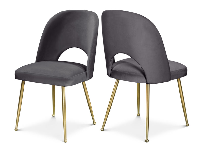 Logan 20" Wide Velvet Dining Chair (Set of 2)