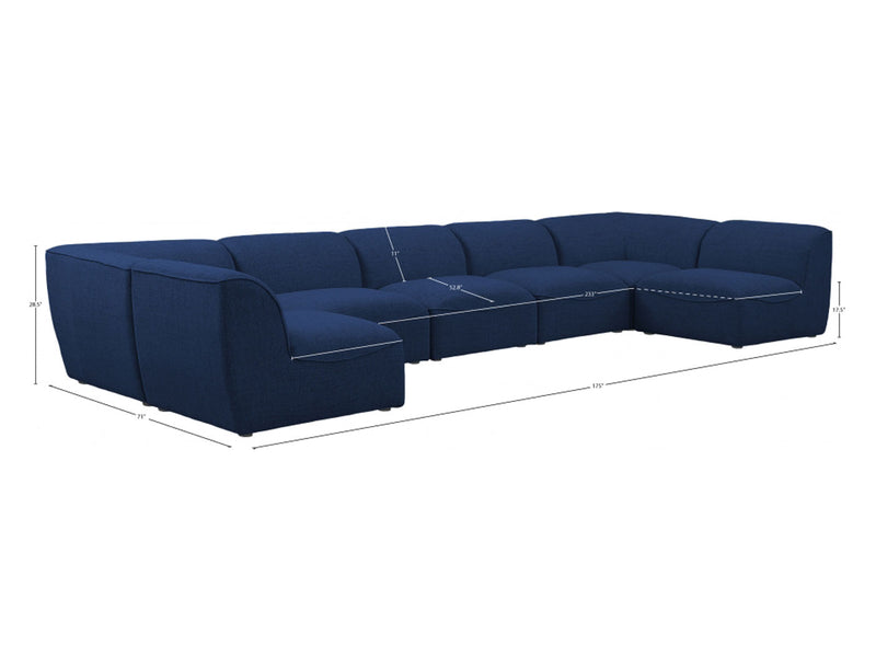 Miramar 175" Wide 7 Piece Modular Sectional