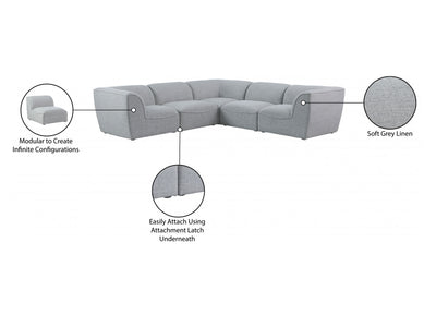 Miramar 109" Wide 5 Piece Modular Sectional