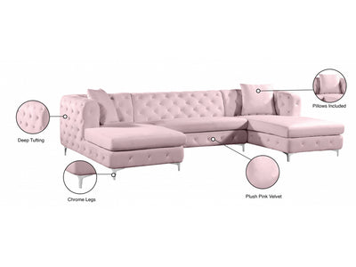 Gail 127" Wide U Sectional