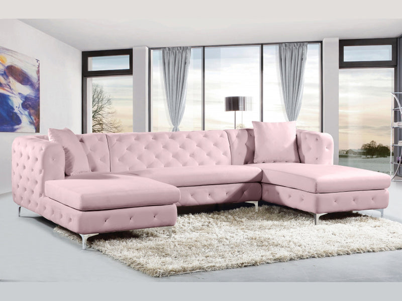 Gail 127" Wide U Sectional