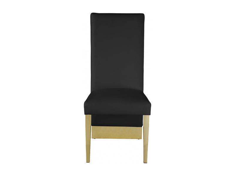 Porsha 19.5" Wide Faux Leather Dining Chair (Set of 2)