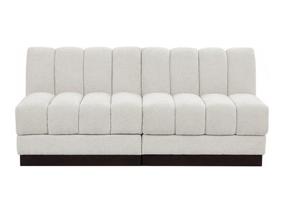 Quinn 64" Wide Chenille Fabric Modular Loveseat