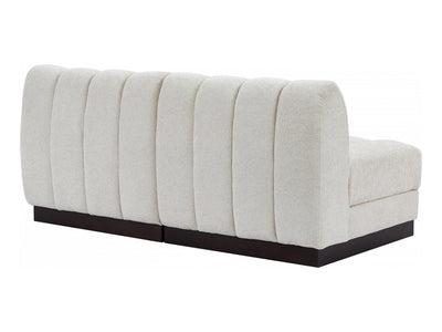 Quinn 64" Wide Chenille Fabric Modular Loveseat