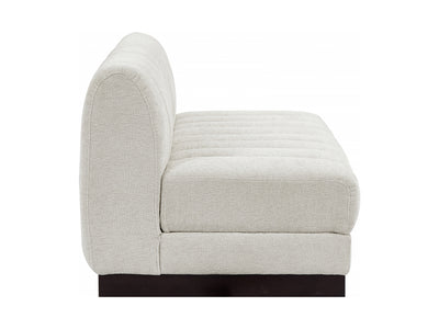 Quinn 64" Wide Chenille Fabric Modular Loveseat
