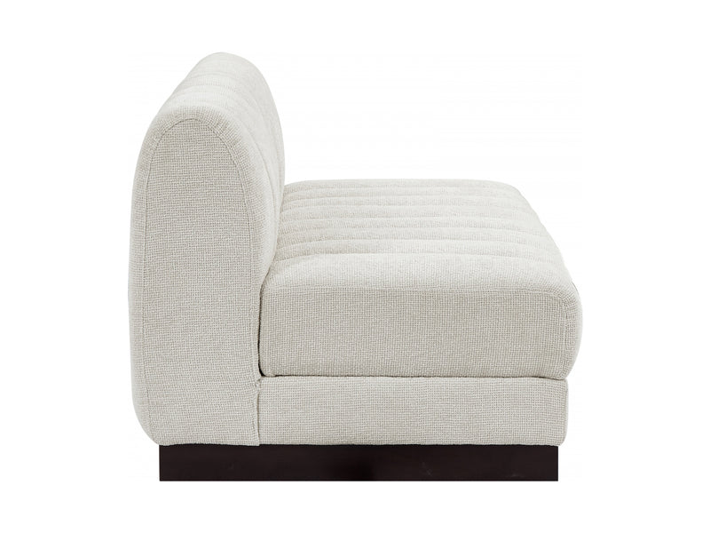Quinn 64" Wide Chenille Fabric Modular Loveseat