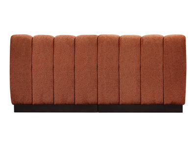 Quinn 64" Wide Chenille Fabric Modular Loveseat