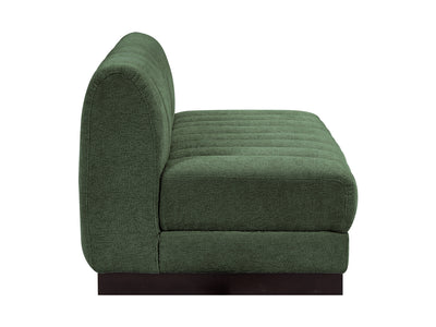 Quinn 64" Wide Chenille Fabric Modular Loveseat