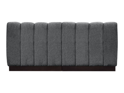 Quinn 64" Wide Chenille Fabric Modular Loveseat