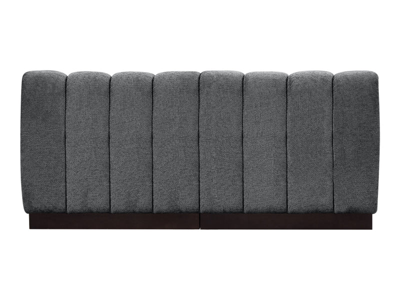 Quinn 64" Wide Chenille Fabric Modular Loveseat