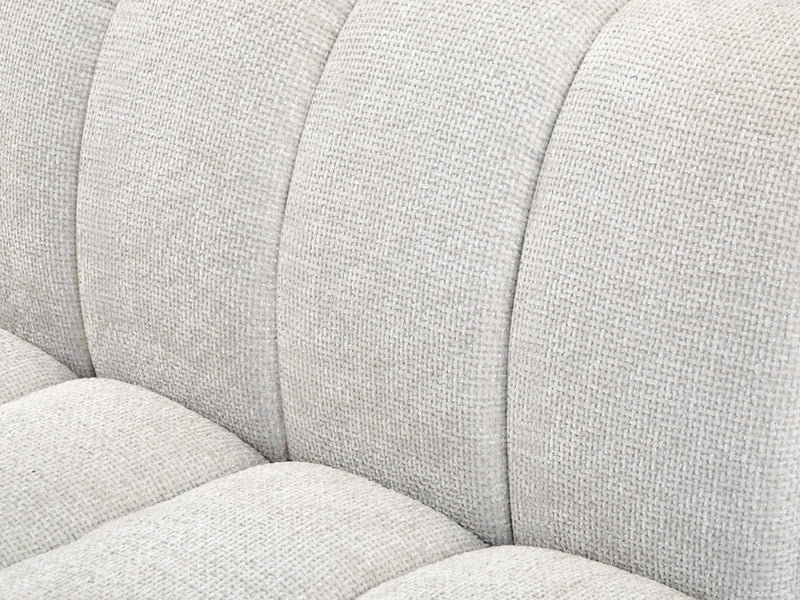 Quinn 101" Wide Chenille Fabric Modular Sofa