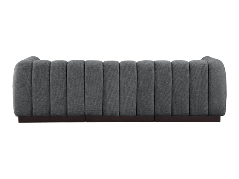 Quinn 101" Wide Chenille Fabric Modular Sofa