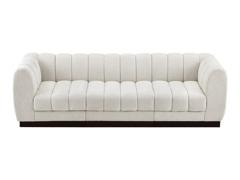 Quinn 101" Wide Chenille Fabric Modular Sofa