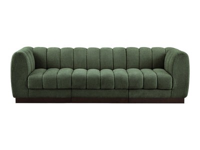 Quinn 101" Wide Chenille Fabric Modular Sofa