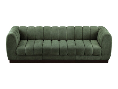 Quinn 101" Wide Chenille Fabric Modular Sofa