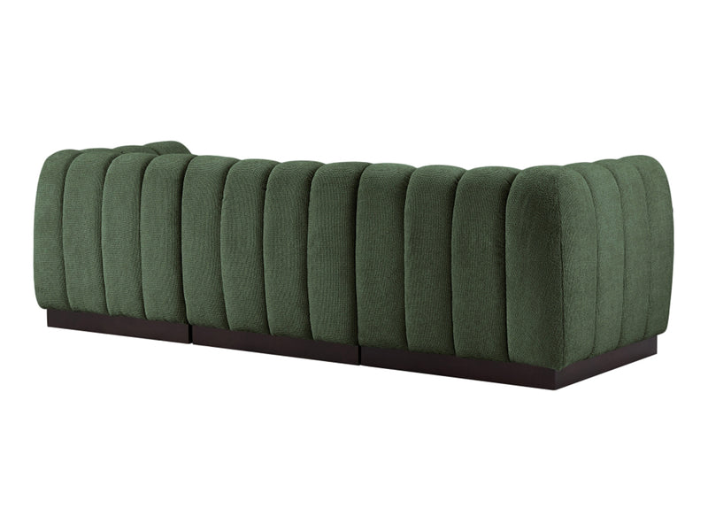 Quinn 101" Wide Chenille Fabric Modular Sofa