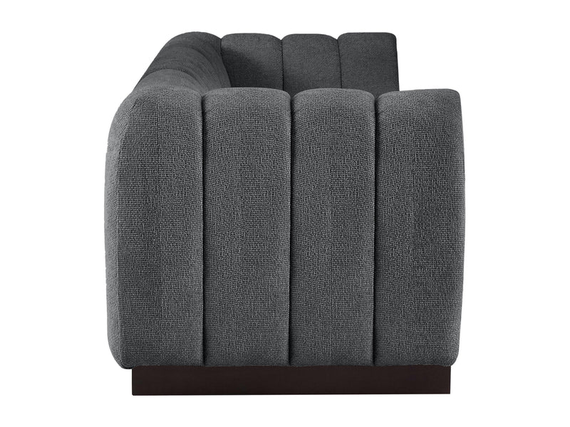Quinn 101" Wide Chenille Fabric Modular Sofa
