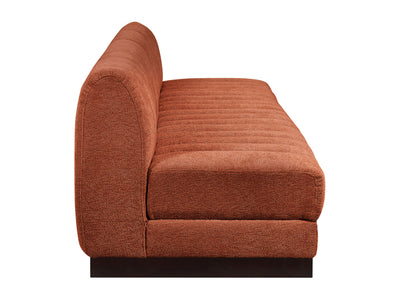 Quinn 128" Wide Chenille Fabric Modular Sofa