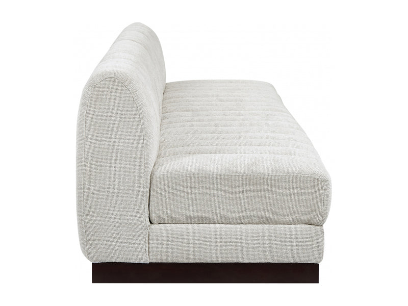 Quinn 128" Wide Chenille Fabric Modular Sofa