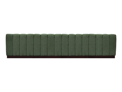 Quinn 128" Wide Chenille Fabric Modular Sofa