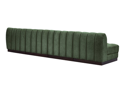 Quinn 128" Wide Chenille Fabric Modular Sofa