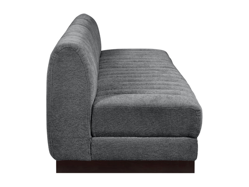 Quinn 128" Wide Chenille Fabric Modular Sofa
