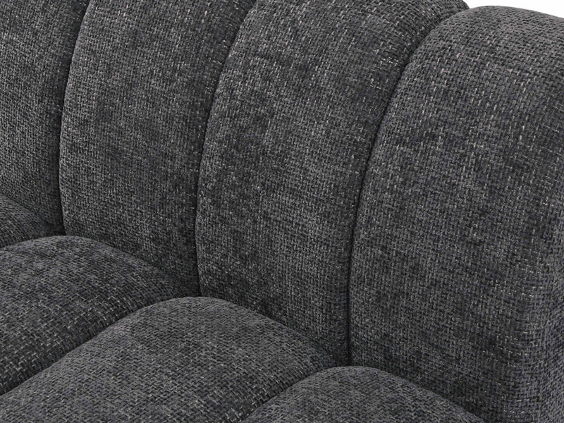 Quinn 128" Wide Chenille Fabric Modular Sofa