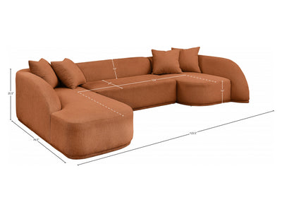 Rita Meri 122.5" Wide Sectional