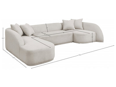 Rita Meri 122.5" Wide Sectional