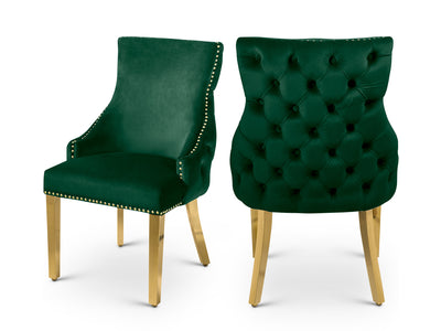 Tuft 24" Wide Velvet Dining Chair (Set of 2)