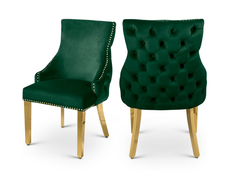 Tuft 24" Wide Velvet Dining Chair (Set of 2)