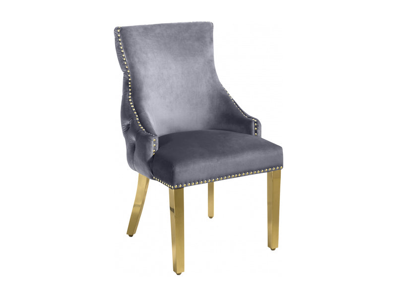 Tuft 24" Wide Velvet Dining Chair (Set of 2)