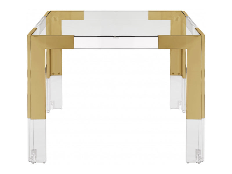 Casper 38" Wide Glass Dining Table