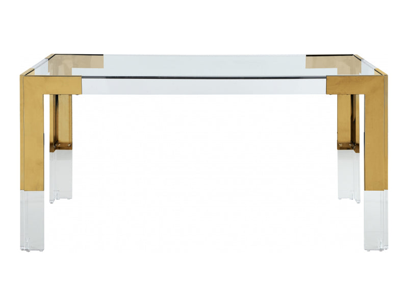 Casper 60" Wide Glass Dining Table