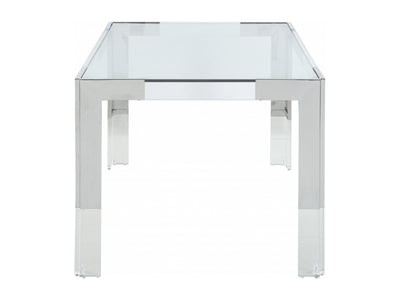 Casper 60" Wide Glass Dining Table