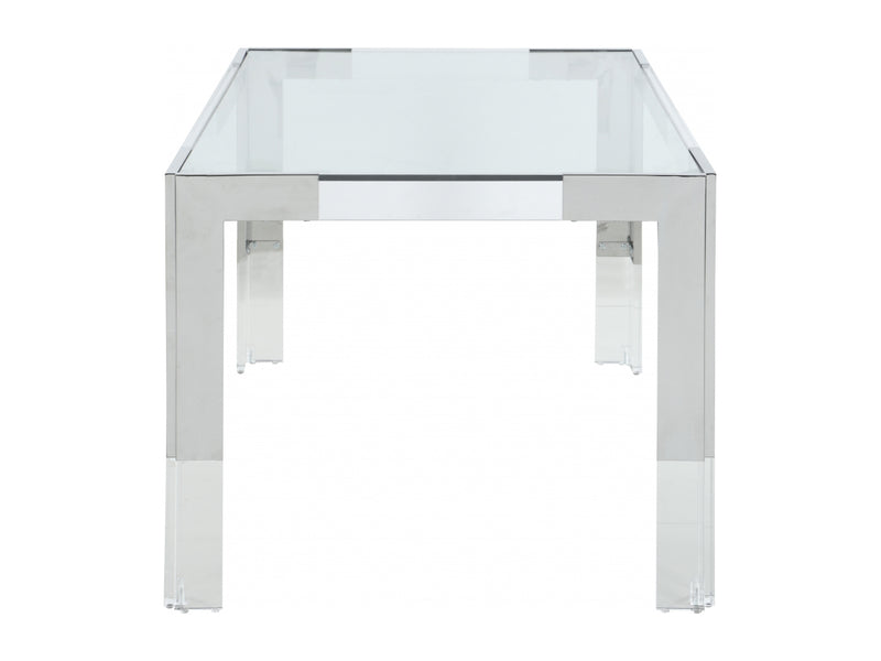 Casper 60" Wide Glass Dining Table