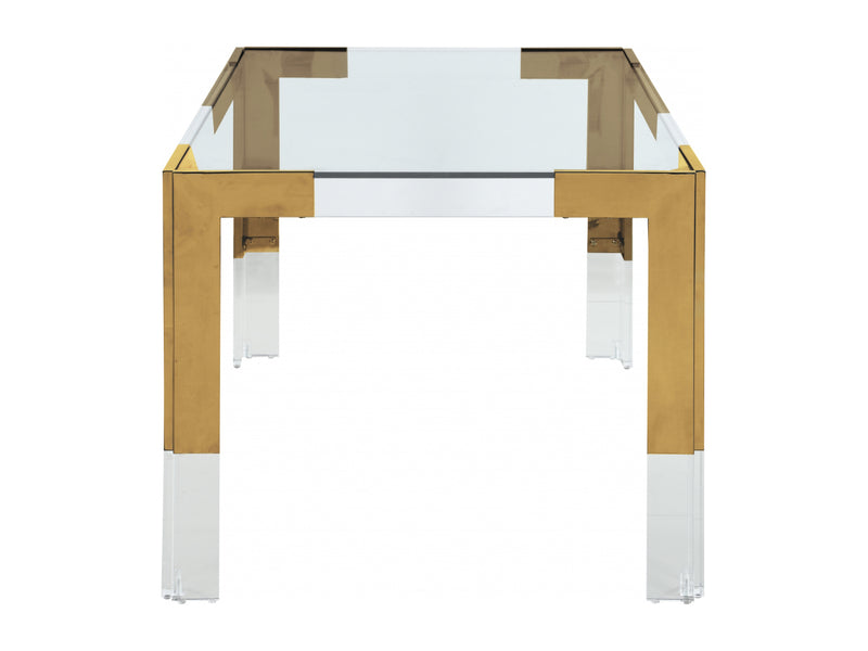 Casper 60" Wide Glass Dining Table