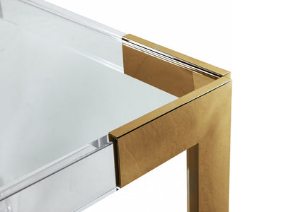 Casper 60" Wide Glass Dining Table