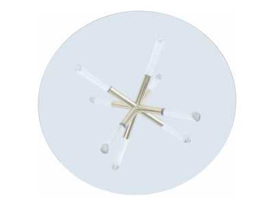 Mercury 24" Tall Round Side Table